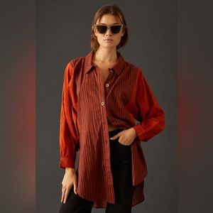 ✨ Anthropologie Gauze Shirt Sz MP